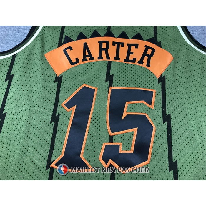 Maillot Toronto Raptors Vince Carter NO 15 Mitchell & Ness 1998-99 Vert